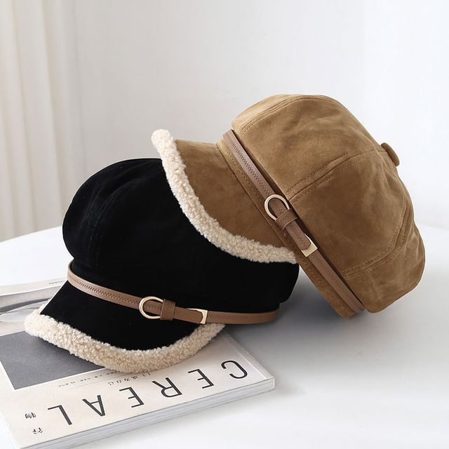 Nikifa-Fleece Lined Beret Cap
