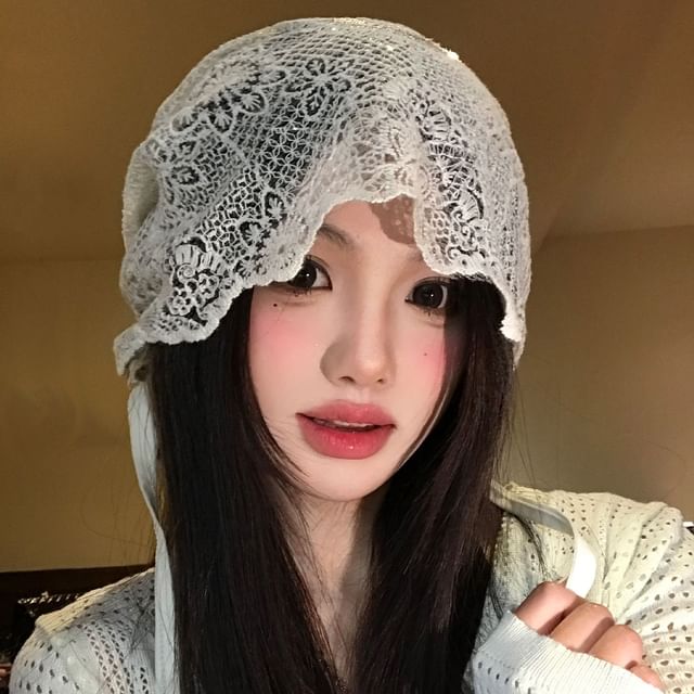 Nikifa-Lace Bonnet Hat