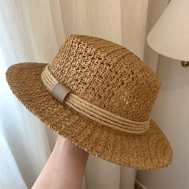 Nikifa-Straw Boater Hat
