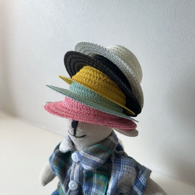 Nikifa-Straw Pet Hat