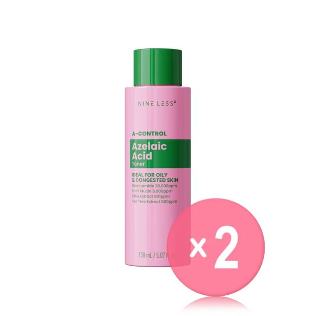 NINELESS-A-Control Azelaic Acid Toner 2pcs Bundle Set