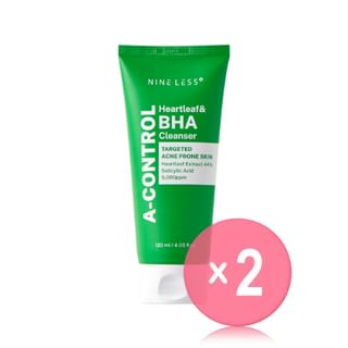 NINELESS-A-Control Heartleaf BHA Cleanser 2pcs Bundle Set