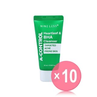 NINELESS-A-Control Heartleaf BHA Cleanser Mini 10pcs Bundle Set