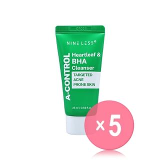 NINELESS-A-Control Heartleaf BHA Cleanser Mini 5pcs Bundle Set