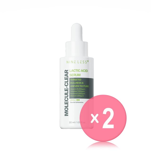 NINELESS-Molecule-Clear Lactic Acid Serum 2pcs Bundle Set