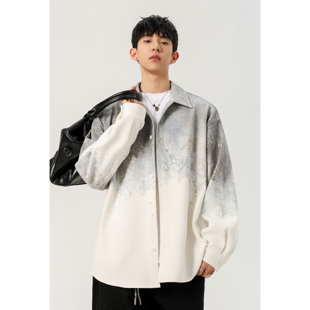 Ninine-Tie Dye Zip-Up Jacket
