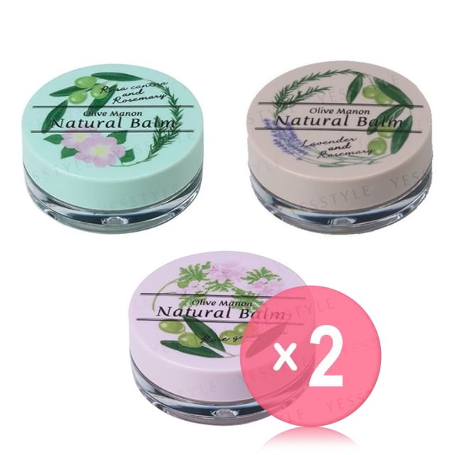 Nippon Olive-Olive Manon Natural Balm 2pcs Bundle Set