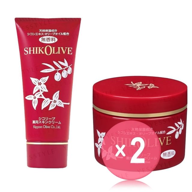 Nippon Olive-Shikolive Skin Cream 2pcs Bundle Set