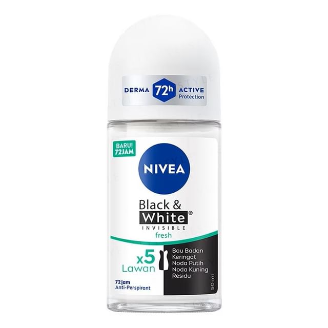 NIVEA-Invisible Black White Fresh Deodorant Roll On