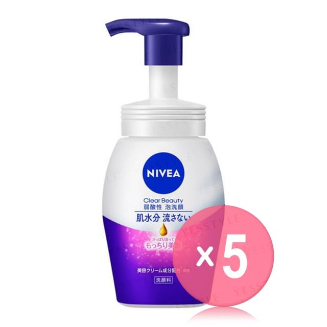 Nivea Japan-Cream Care Foaming Wash 5pcs Bundle Set