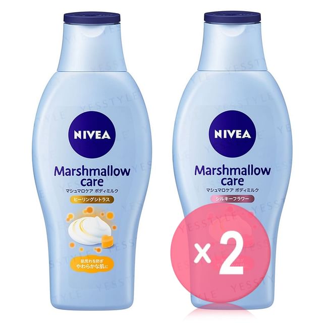 Nivea Japan-Marshmallow Care Body Milk 2pcs Bundle Set