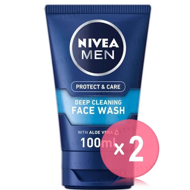 NIVEA-Protect Care Deep Cleansing Face Wash 2pcs Bundle Set