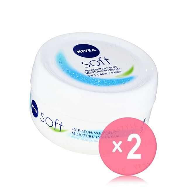 NIVEA-Soft Moisturising Cream 2pcs Bundle Set