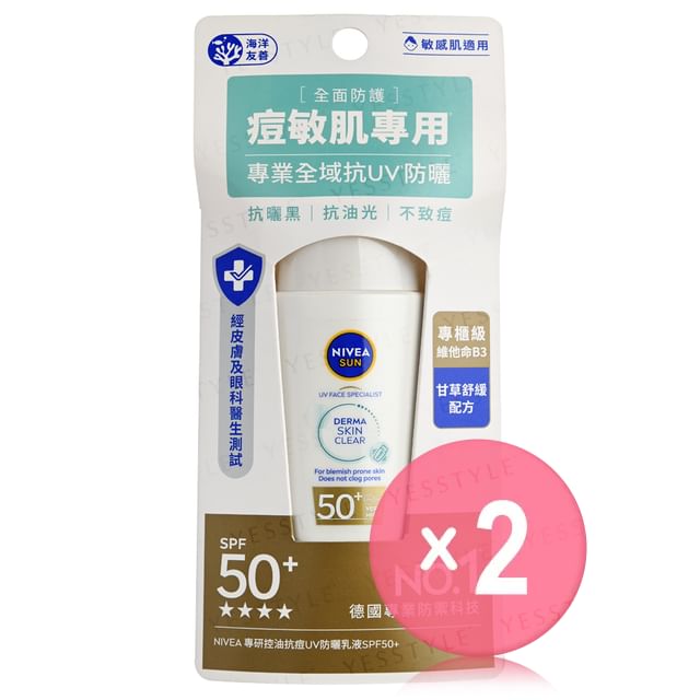 NIVEA-UV Face Specialist Derma Blemish Control SPF 50 2pcs Bundle Set
