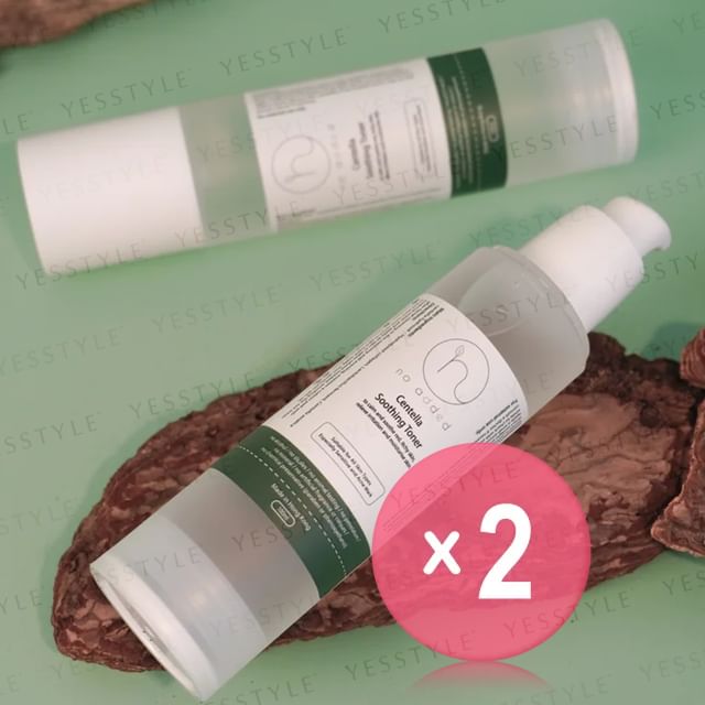 no added-Centella Soothing Toner 2pcs Bundle Set