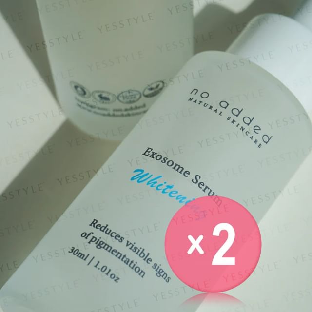 no added-Exosome Serum Whitening 2pcs Bundle Set