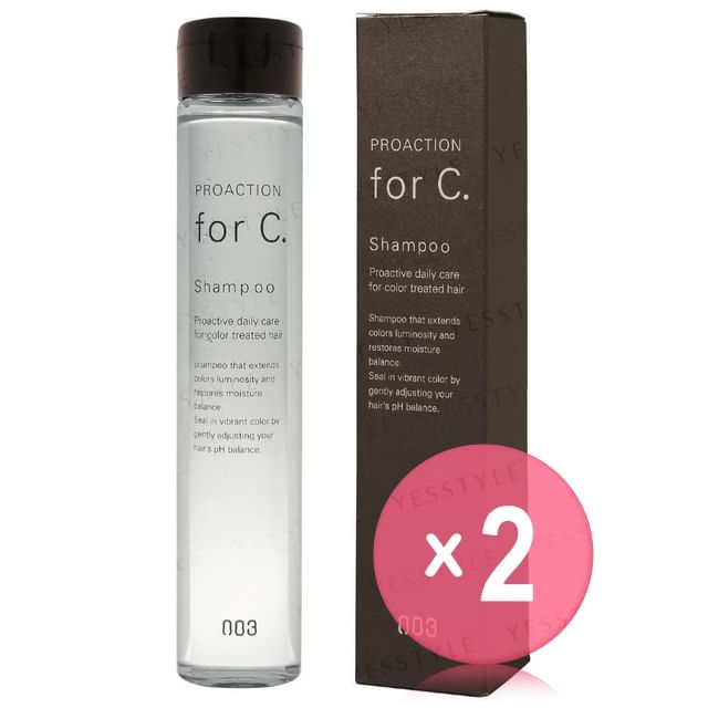 no3-Proaction For C Shampoo 2pcs Bundle Set