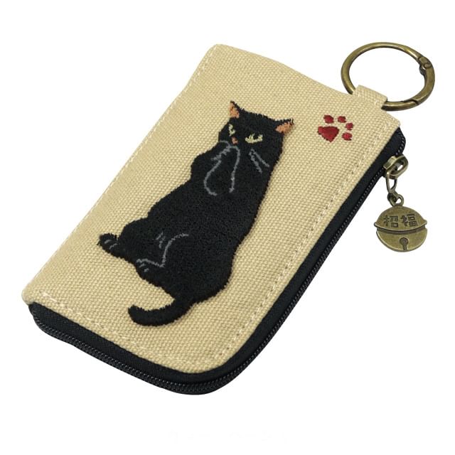 noafamily-Cat Card Holder Beige