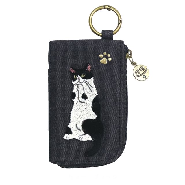 noafamily-Cat Card Holder Black