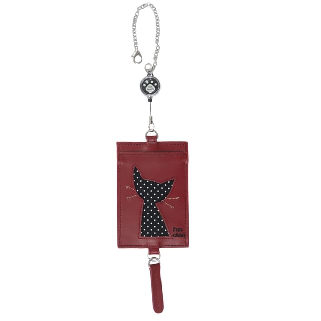 noafamily-Cat Card Holder Red