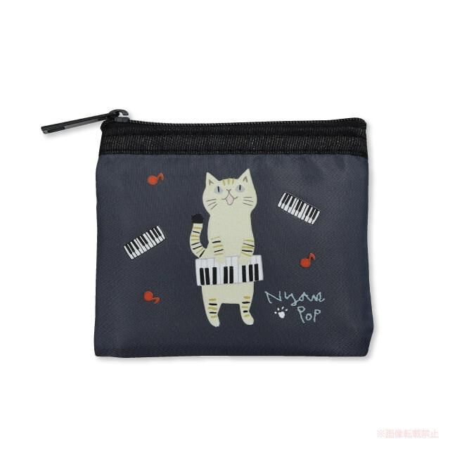 noafamily-Cat Mesh Mini Makeup Pouch