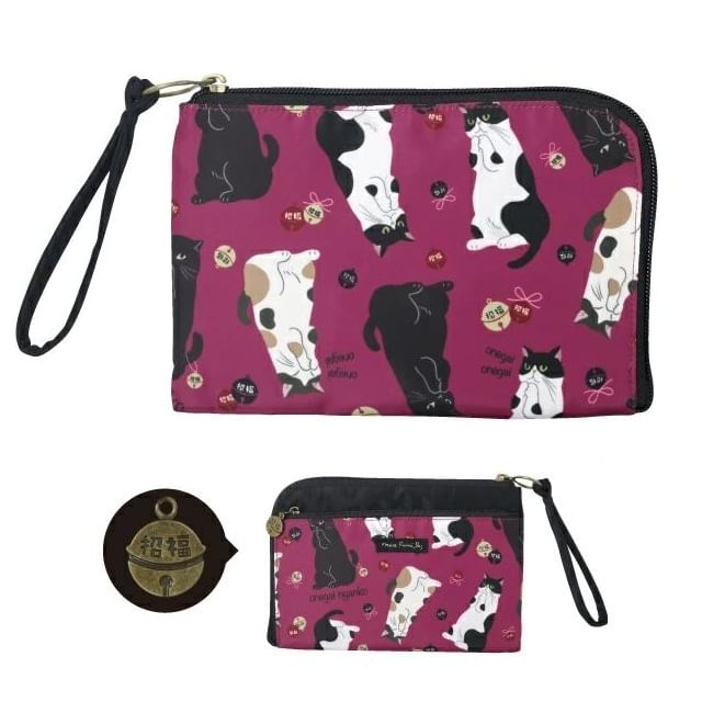noafamily-Cat Print Card Case
