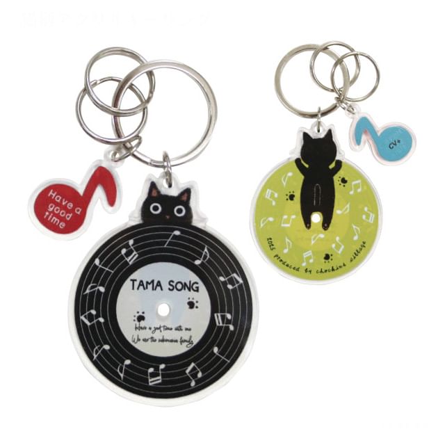 noafamily-Cat Record Acrylic Bag Charm
