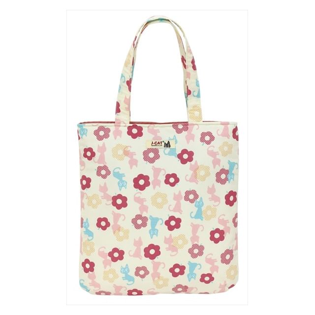 noafamily-Cat Tote Bag Cream