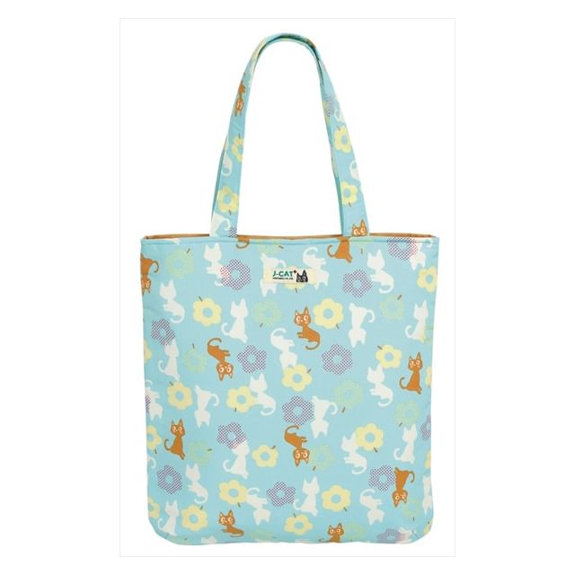 noafamily-Cat Tote Bag Mint Green