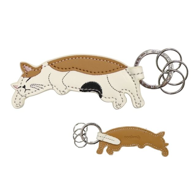 noafamily-Goronyan Purring Keyring Calico Cat