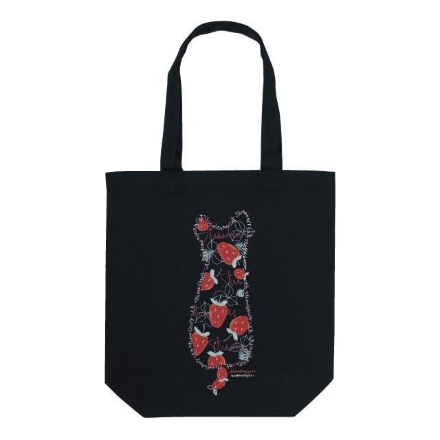 noafamily-Strawberry Cat Tote Bag M