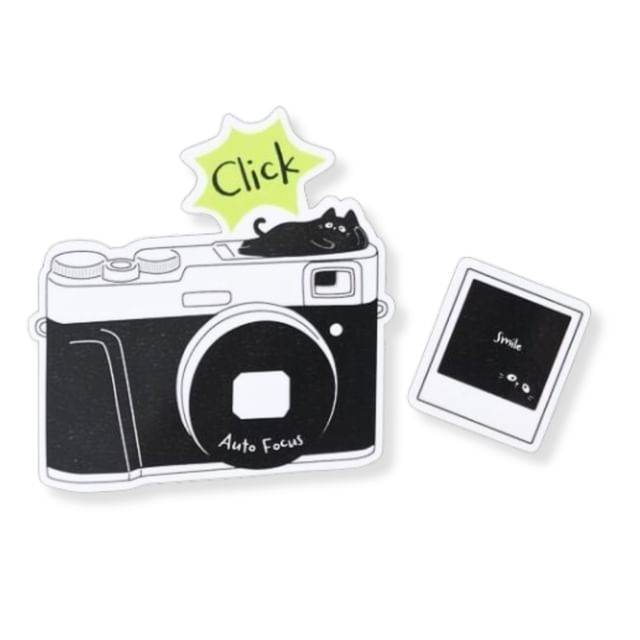 noafamily-With Cat Series Decorative Iron-on Patch Camera