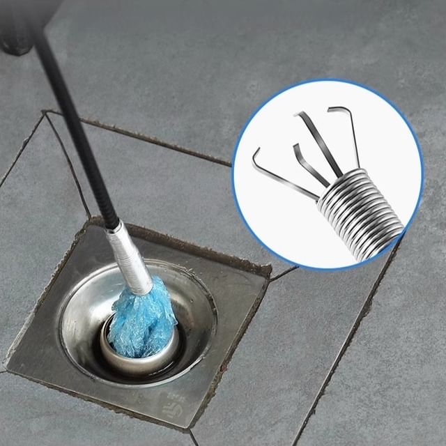 Nommon-Stainless Steel Drainage Clog Remover Tool