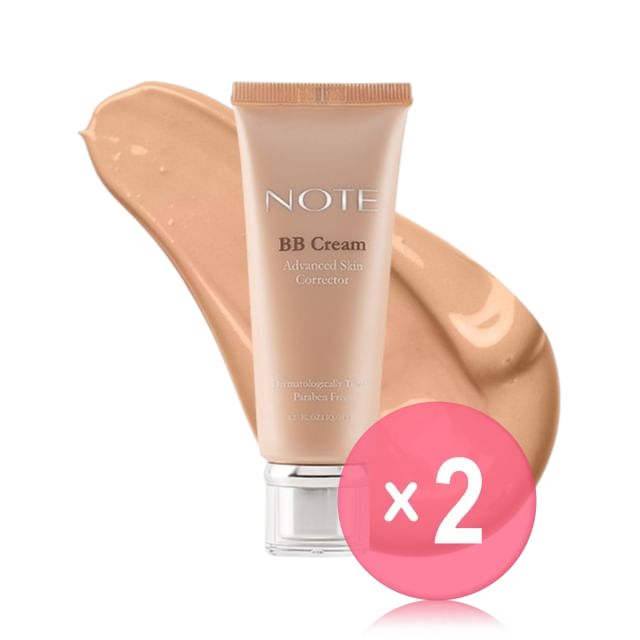 NOTE-BB Cream Advanced Skin Corrector - 8 Colors 2pcs Bundle Set