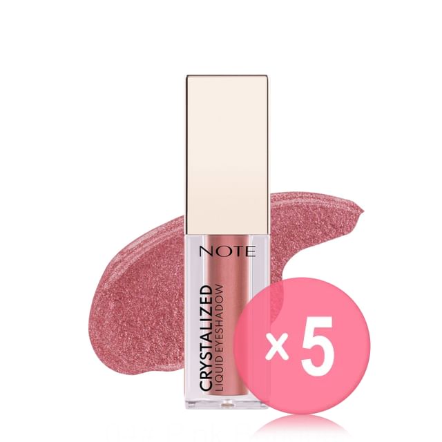 NOTE-Crystalized Liquid Eyeshadow - 8 Colors 5pcs Bundle Set