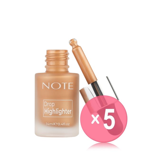 NOTE-Drop Highlighter - 3 Colors 5pcs Bundle Set