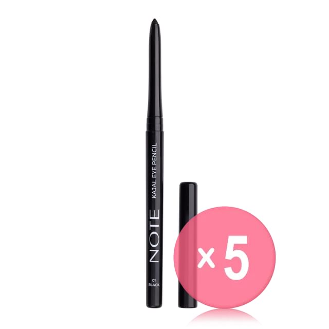 NOTE-Kajal Pencil Black 5pcs Bundle Set