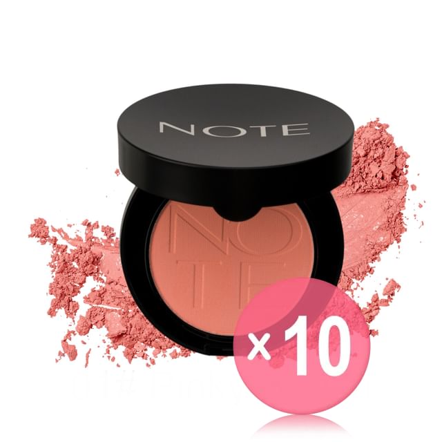 NOTE-Luminous Silk Compact Blusher - 9 Colors 10pcs Bundle Set