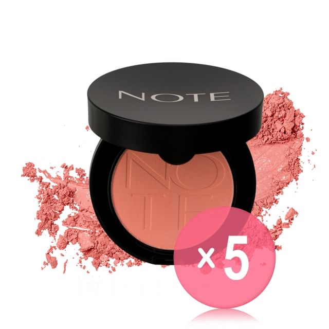NOTE-Luminous Silk Compact Blusher - 9 Colors 5pcs Bundle Set