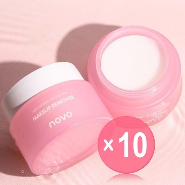 NOVO-Lightweight Cleansing Makeup Remover - 2 Types 10pcs Bundle Set