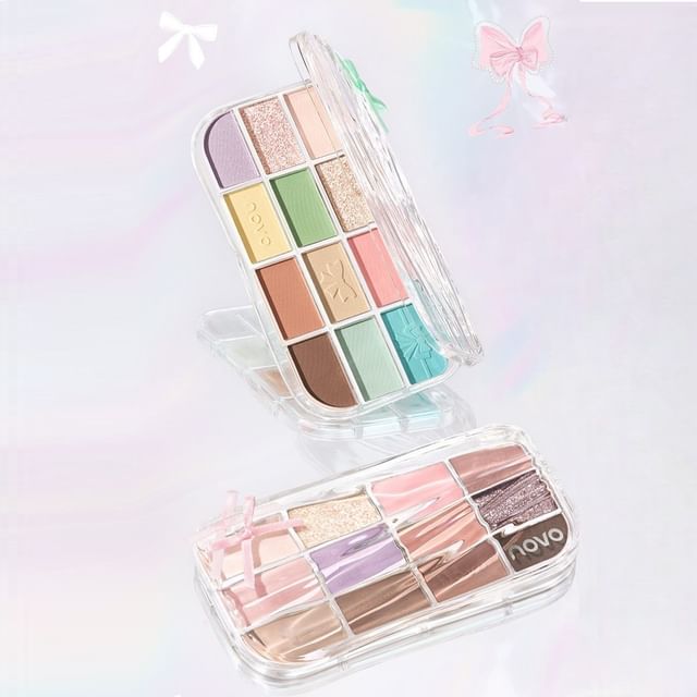 NOVO-Phantom 12-Color Miracle Eyeshadow Palette - Palette 12 fards à paupières