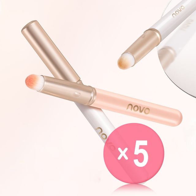 NOVO-Precision Multi-Use Round Soft Brush - 2 Colors 5pcs Bundle Set