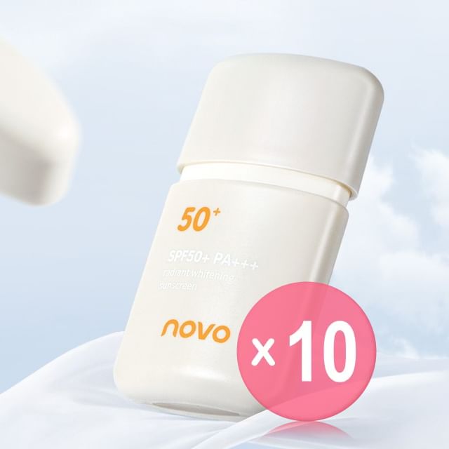 NOVO-Radiant Whithening Sunscreen SPF50 PA 10pcs Bundle Set
