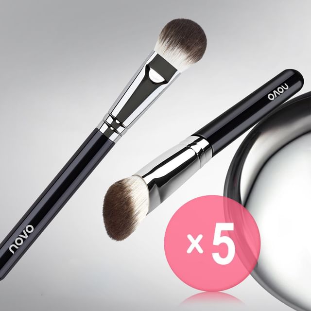 NOVO-Soft Highlight Blush Brush 5pcs Bundle Set