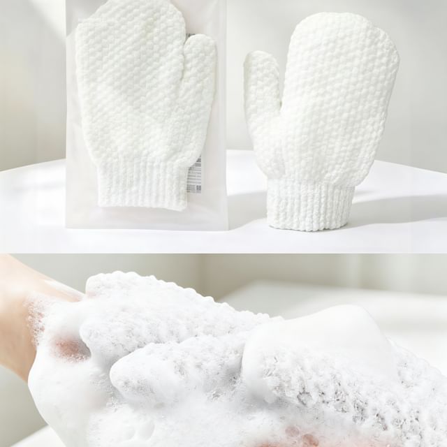 Nreain-Plain Exfoliating Shower Gloves