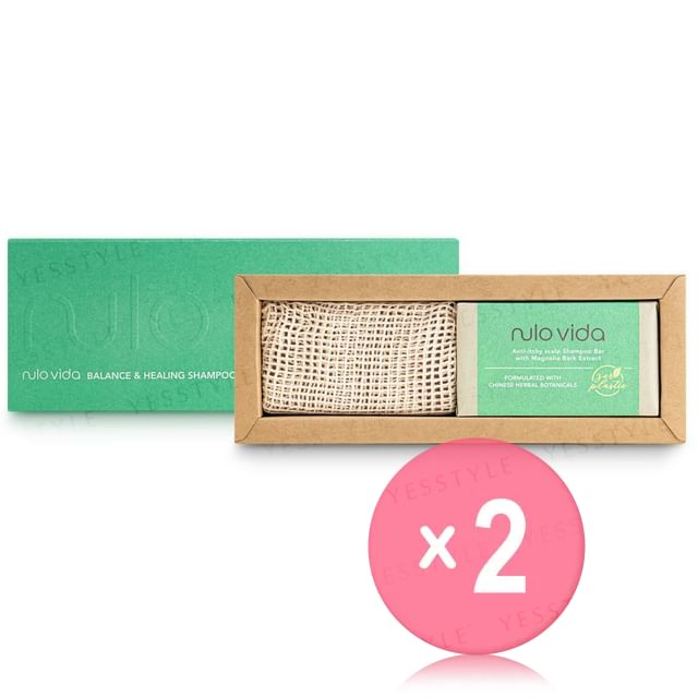 Nulo Vida-Scalp Balancing Revitalizing Treatment Shampoo Bar 2pcs Bundle Set
