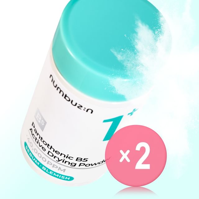 numbuzin-No1 Pantothenic B5 Active Drying Powder 2pcs Bundle Set