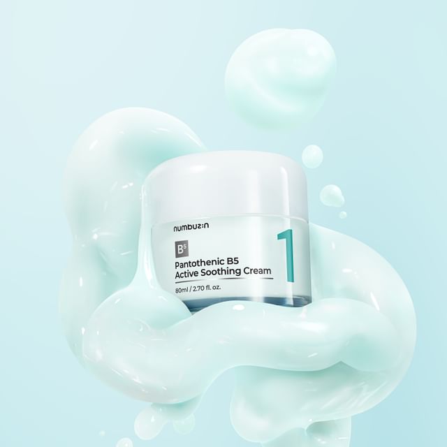 numbuzin-No1 Pantothenic B5 Active Soothing Cream - Crème apaisante