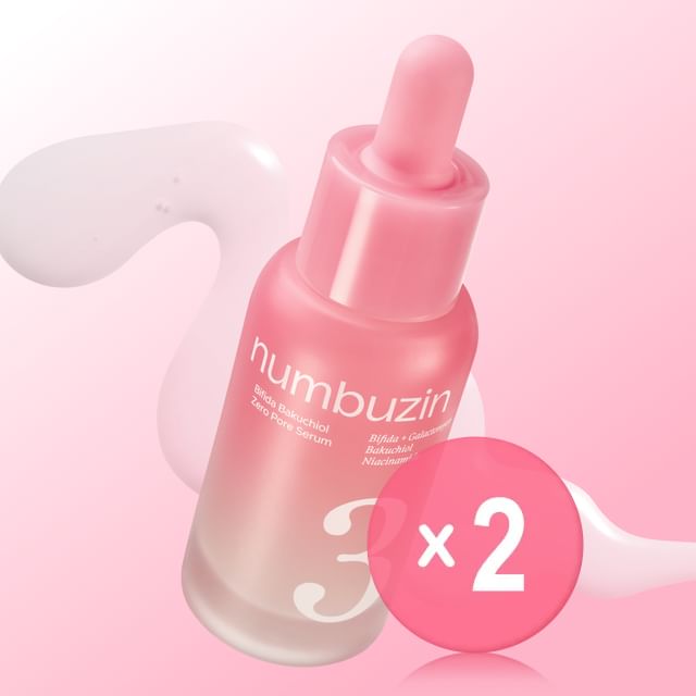 numbuzin-No3 Bifida Bakuchiol Zero Pore Serum 2pcs Bundle Set