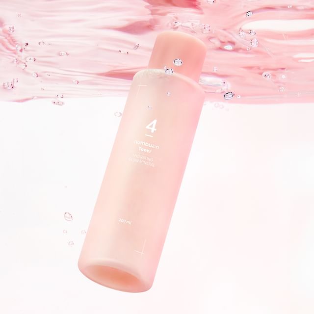 numbuzin-No4 Hydrating Glow Mineral Toner - Lotion tonique minérale pour hydratation et éclat